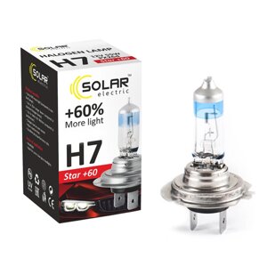 Галогенова лампа Solar H7 12 V 55 W PX26d Starlight +60% SET