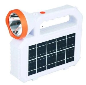 Ліхтар багатофункціональний XO YH05 Solar Panel із сонячною панеллю білий