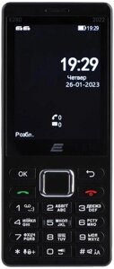 Мобільний телефон кнопковий 2E E280 2022 Dual Sim чорний (688130245210)