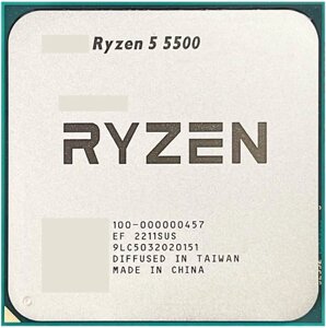 Процесор AMD RYZEN 5 5500 am4 tray 100-000000457