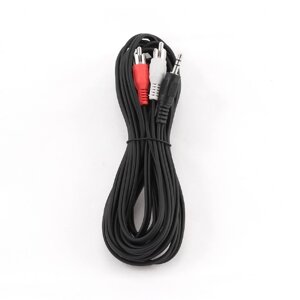 Аудіоперехідник Cablexpert Cca-458-5M 3.5 мм/2 х Rca 5 м