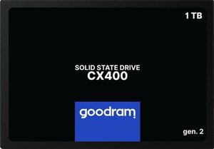 SSD внутренний 1 TB GOODRAM CX400 gen. 2 SATA 2.5 TLC