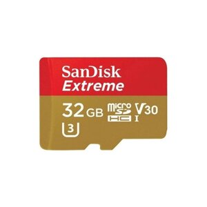 Картка пам'яті microSDHC SanDisk Extreme Action A1 32 Gb UHS-1 U3 V30 (R100MB/s, 667x)