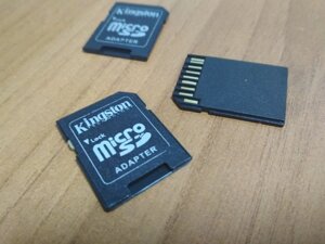 Адаптер MicroSD to SD перехідник із мікроСД на СД карту
