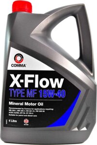 Моторна олива Comma X-FLOW TYPE MF 15W-40 4 літри