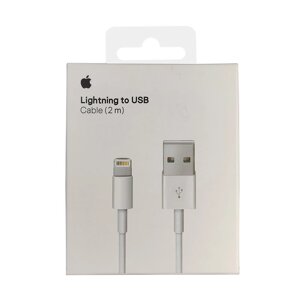 Кабель Apple Lightning 2m оригінал (MD819ZM/A) зарядний і дата шнур 2 метри