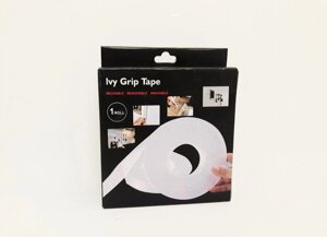 Багаторазова кріпильна стрічка Ivy Grip Tape 5 метрів двосторонній скотч