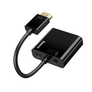 Перетворювач BASEUS HD Converter HD4K to VGA + Micro + DC 3.5 mm