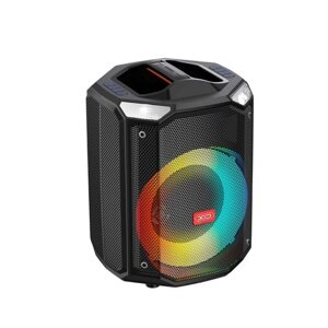 Бездротова акустика — караоке система XO F48 Dual Wheat 8" Phantom RGB Bluetooth Speaker 40W