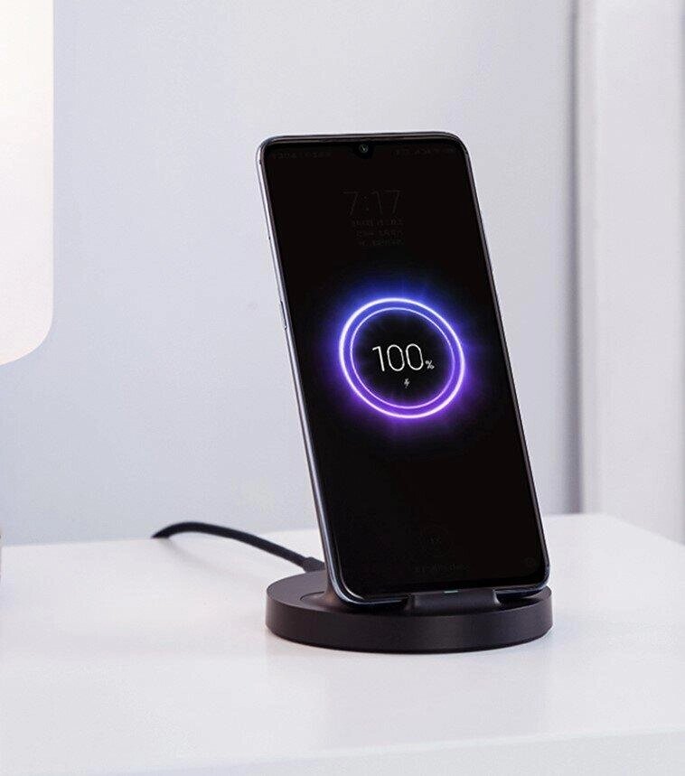 Підставка зарядна бездротова Xiaomi vertical universal wireless charger 20W GDS4145GL від компанії da1 - фото 1