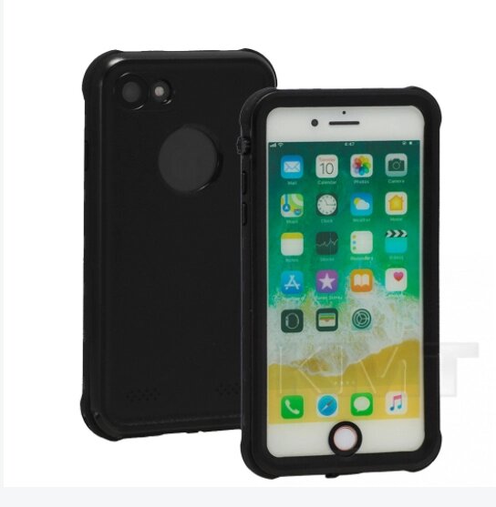 Підводний водонепроникний чохол Waterproof TPU Case Apple iPhone 7 8 чорний від компанії da1 - фото 1