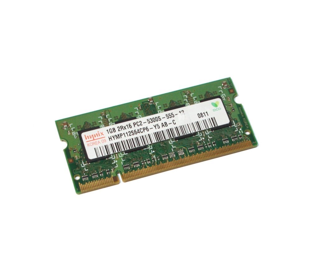 Планка памяти для ноутбука SO-DIMM 2 GB DDR2 PC-6400 (800MHz) HYNIX Org HYMP125S64CP8-S6 від компанії da1 - фото 1