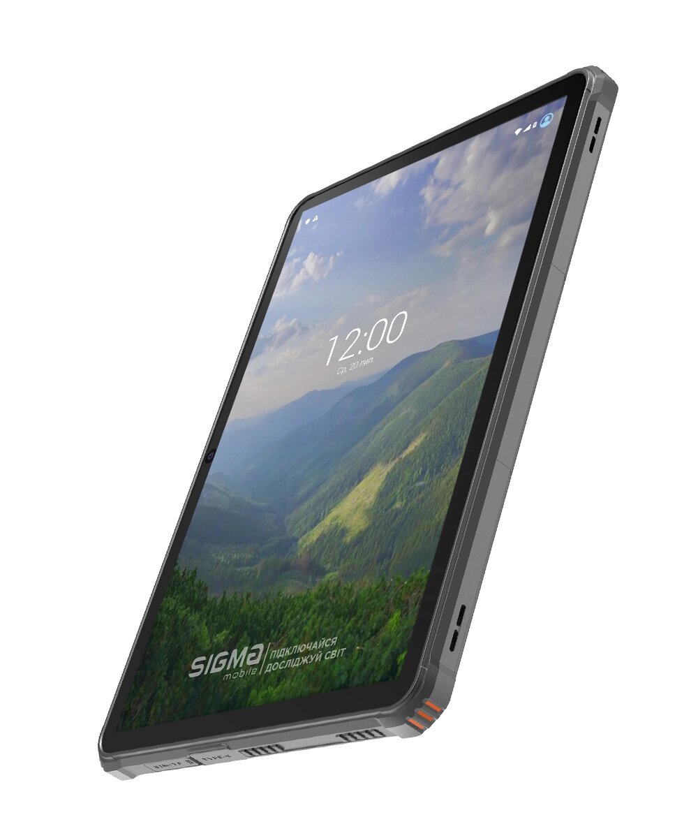 Планшет Sigma Tab A1025 X-treme 10" чорно-жовтогарячий від компанії da1 - фото 1