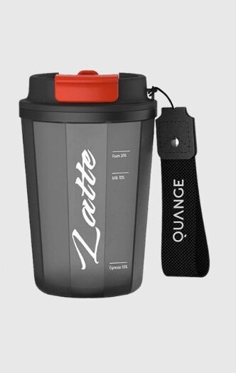 Пляшка для води Xiaomi Quange Large Capacity Tritan Water Cup 760ml Black / White (6972229764770) від компанії da1 - фото 1