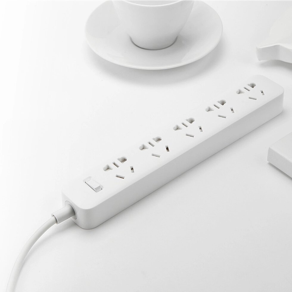 Подовжувач фільтр Xiaomi Mi Power Strip 3 USB 15 W універсальні розетки від компанії da1 - фото 1