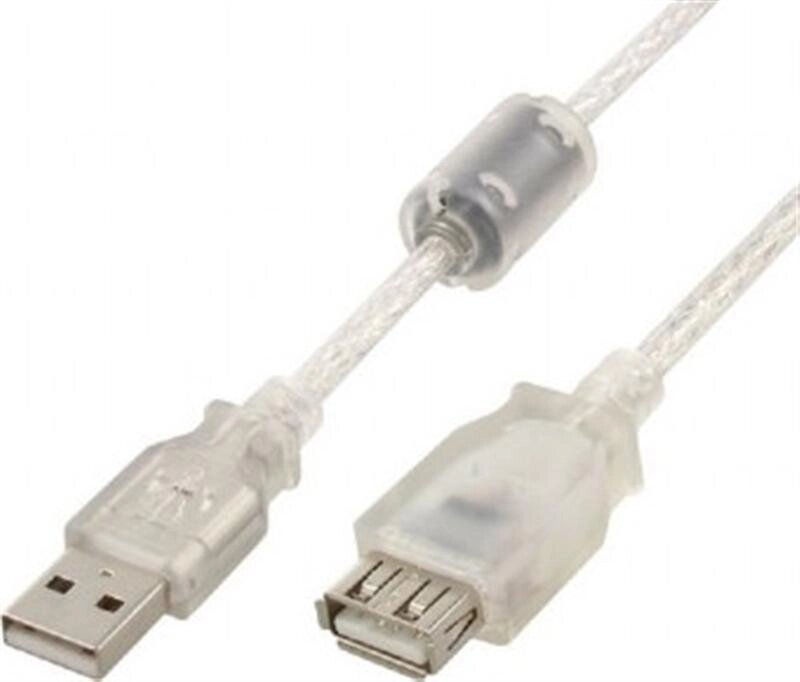 Подовжувач кабель гніздо - штекер USB 2.0 A — USB A від компанії da1 - фото 1