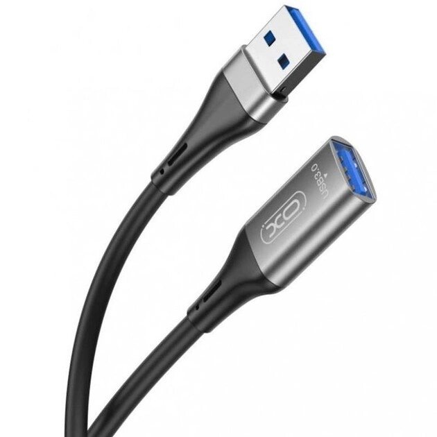 Подовжувач спіднього 3.0 — адаптер мама — тато XO NB220 USB 3.0 data cable 2 метри від компанії da1 - фото 1