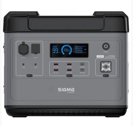 Портативна зарядна станція Sigma X-power SI625APS 2000W від компанії da1 - фото 1