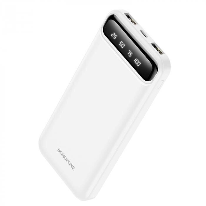 Портативний акумулятор BOROFONE BJ14 Freeway 10000mAh білий від компанії da1 - фото 1