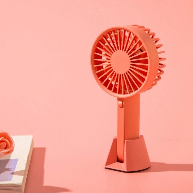 Портативний вентилятор Xiaomi VH Mini Portable Handheld Fan жовтогарячий від компанії da1 - фото 1