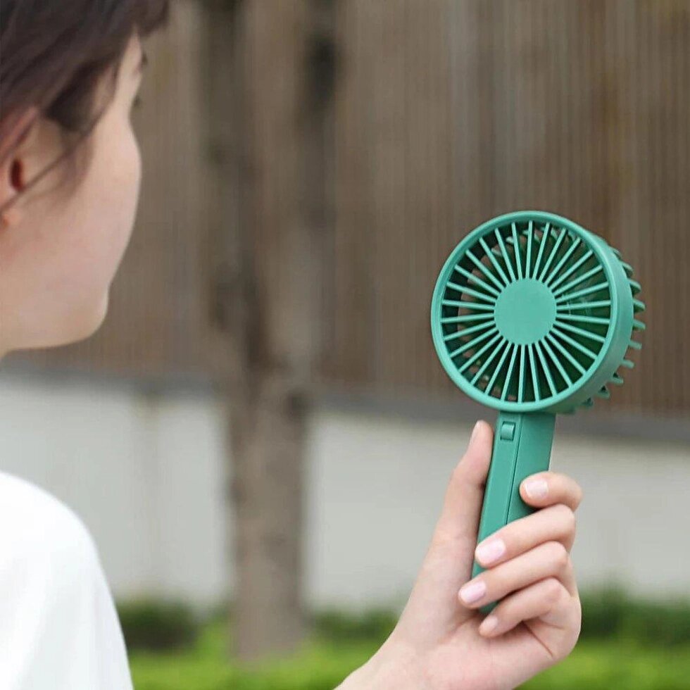 Портативний вентилятор Xiaomi VH Portable Handheld Fan зелений від компанії da1 - фото 1