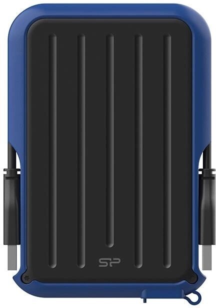 Портативний жорсткий диск 2 TB SILICON POWER USB 3.2 ARMOR A66 чорно-синій від компанії da1 - фото 1