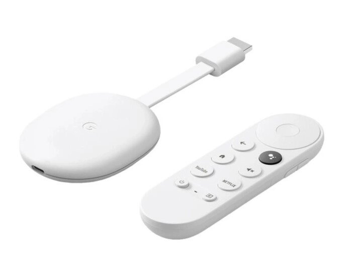 Приставка Google Chromecast with Google TV 4K white від компанії da1 - фото 1