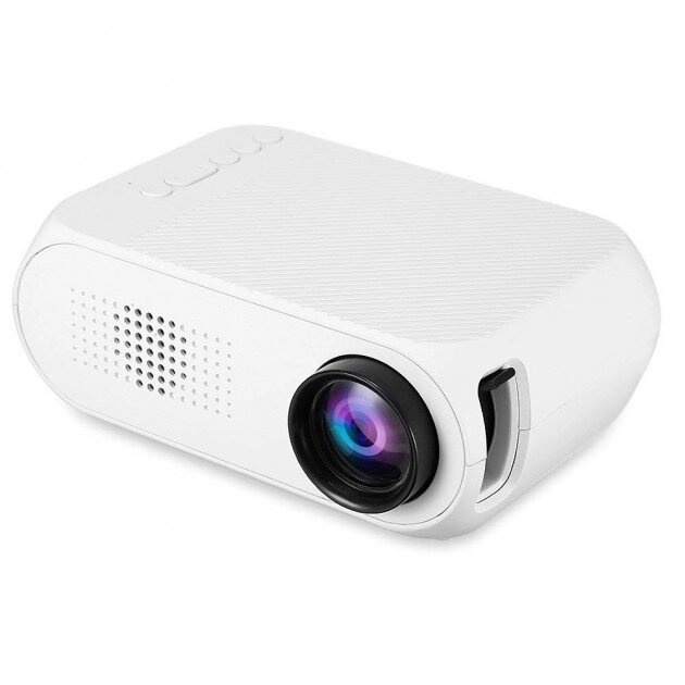 Проєктор Projector LED YG 320 Mini з динаміком Білий від компанії da1 - фото 1