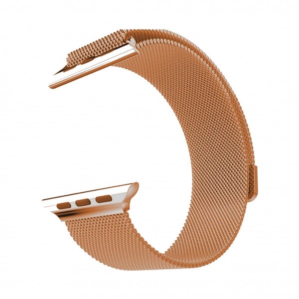 Ремінець Apple Watch 42-44 Milanese Loop Emma orange металевий від компанії da1 - фото 1