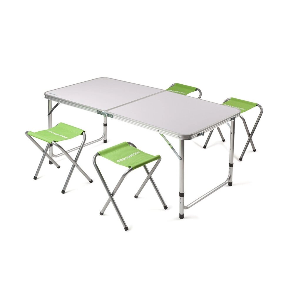 Розкладний стіл Кемпінг XN-12064 + 4 стільці від компанії da1 - фото 1