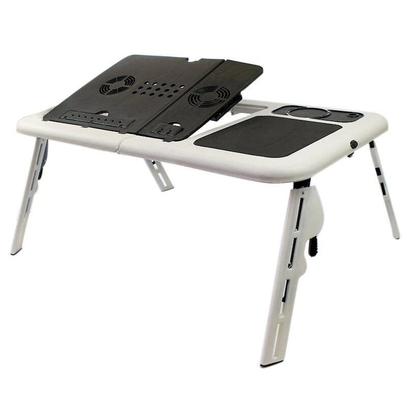 Розкладний столик для ноутбука з вентилятором E-Table LD-09 від компанії da1 - фото 1