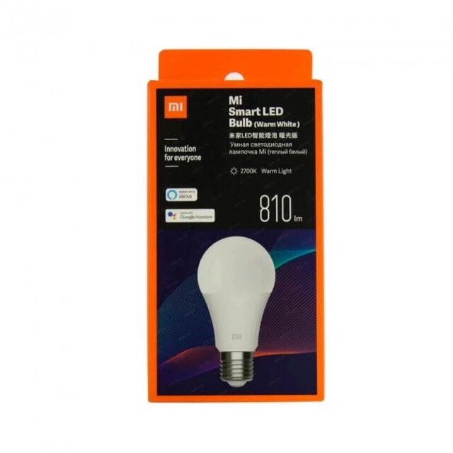 Розумна лампочка Wi-Fi Xiaomi Mi LED Smart Bulb (Warm White) GPX4026GL від компанії da1 - фото 1