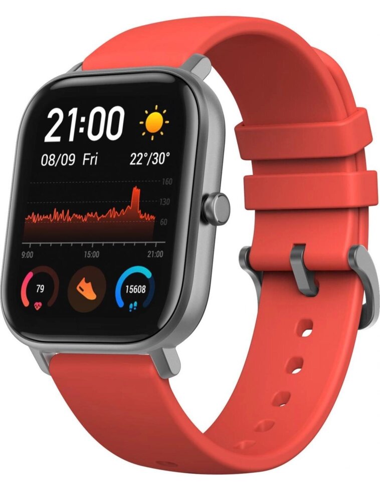 Розумний годинник Amazfit GTS Vermillion жовтогарячий від компанії da1 - фото 1