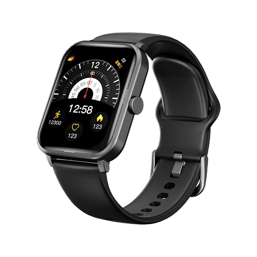 Розумний годинник QCY Watch GTS S2 Bluetooth 5.0 IPX8 чорний від компанії da1 - фото 1