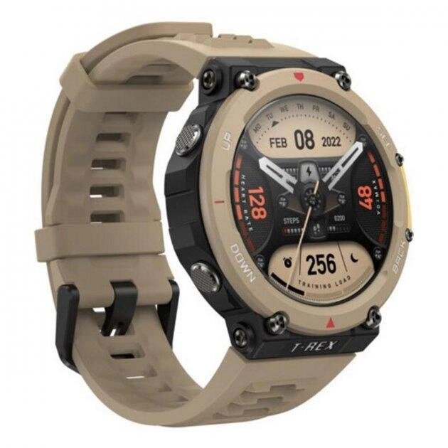 Розумний годинник захищений Amazfit T-Rex 2 Desert Khaki від компанії da1 - фото 1