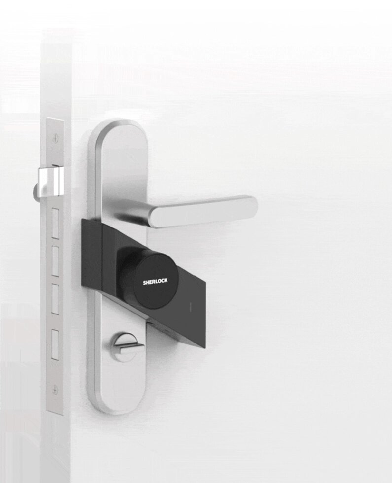 Розумний замок Xiaomi Sherlock M1 Smart sticky lock Black Left від компанії da1 - фото 1