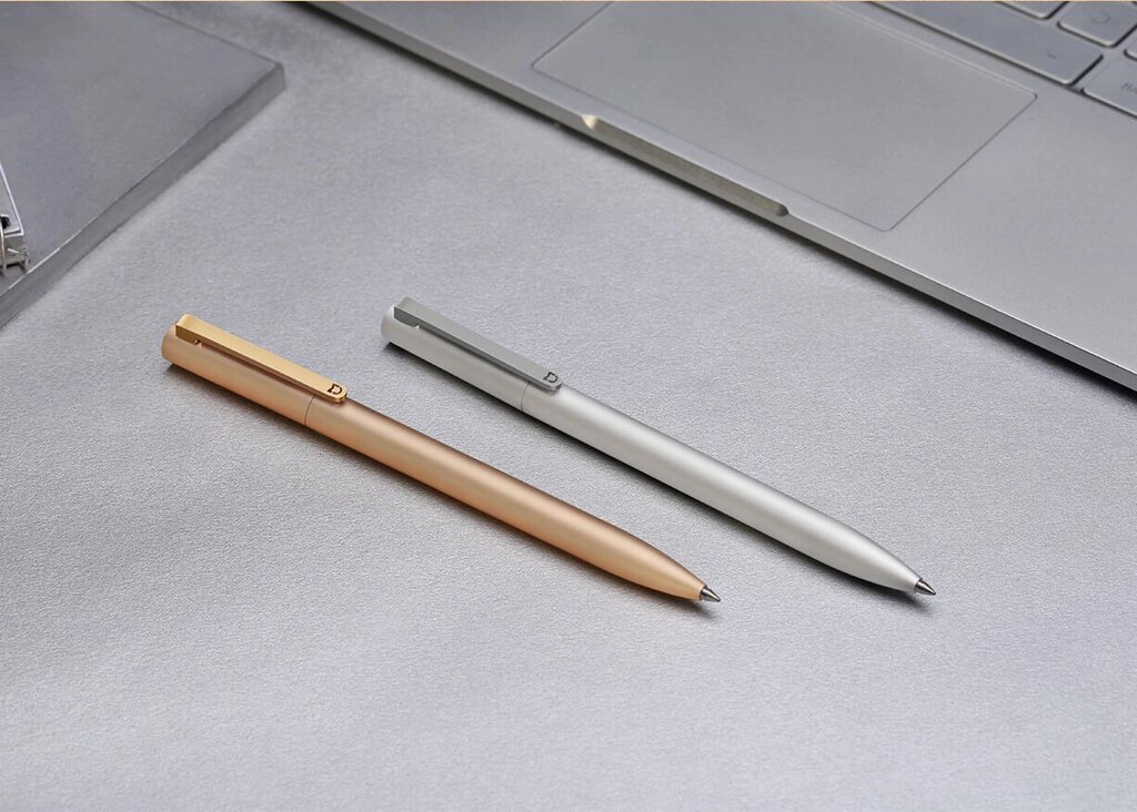 Ручка Xiaomi Mi Alluminium Rollerball Pen золотиста (BZL4025TY) від компанії da1 - фото 1