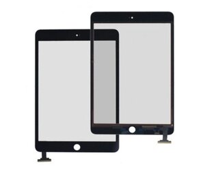 Сенсор (тачскрин) для планшета Apple iPad Mini 3 7.9 чорний without IC Flex Connector