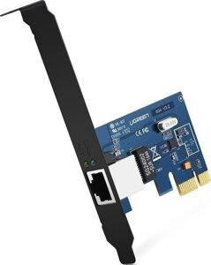 Мережева карта UGREEN US230 Gigabit 10/100/1000Mbps PCI Express Network Adapter (UGR-30771)