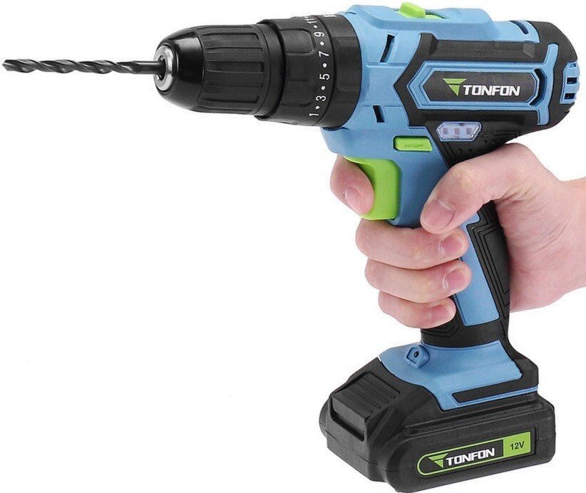 Шуруповерт TONFON Cordless 12V Impact Gun Drill дрель Xiaomi від компанії da1 - фото 1