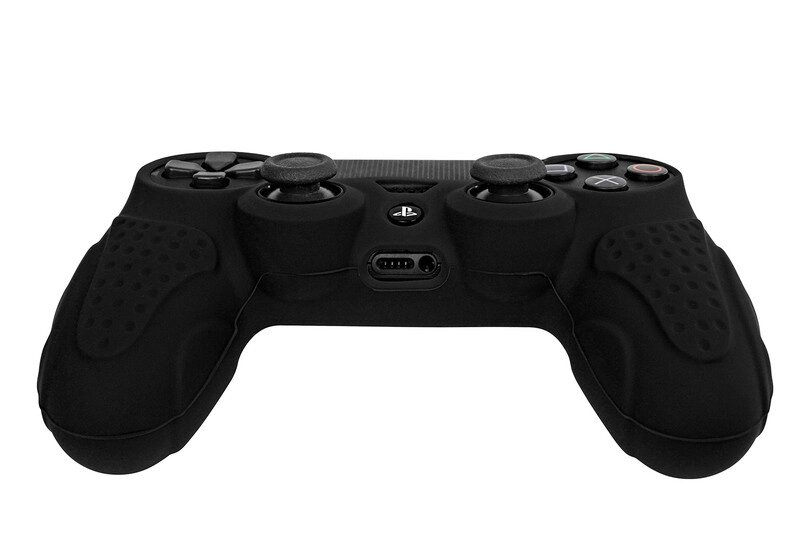 Силіконовий чохол для джойстика DualShock 4 чорний від компанії da1 - фото 1