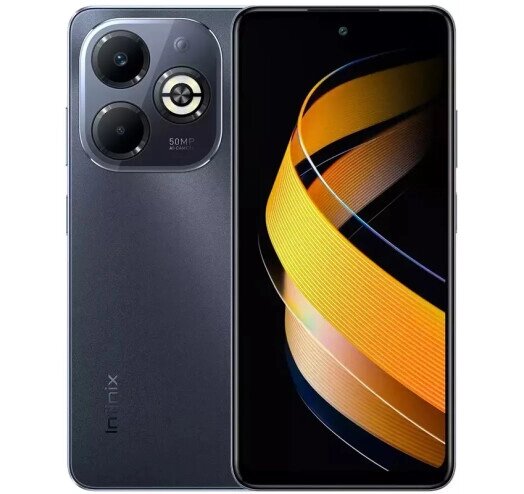 Смарфон Infinix Smart 8 Plus (X6526) 4/128Gb Timber Black від компанії da1 - фото 1