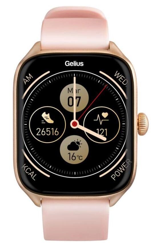 Смарт-годинник Gelius Pro GP-SW012 (Amazwatch GTS) Gold Rose від компанії da1 - фото 1