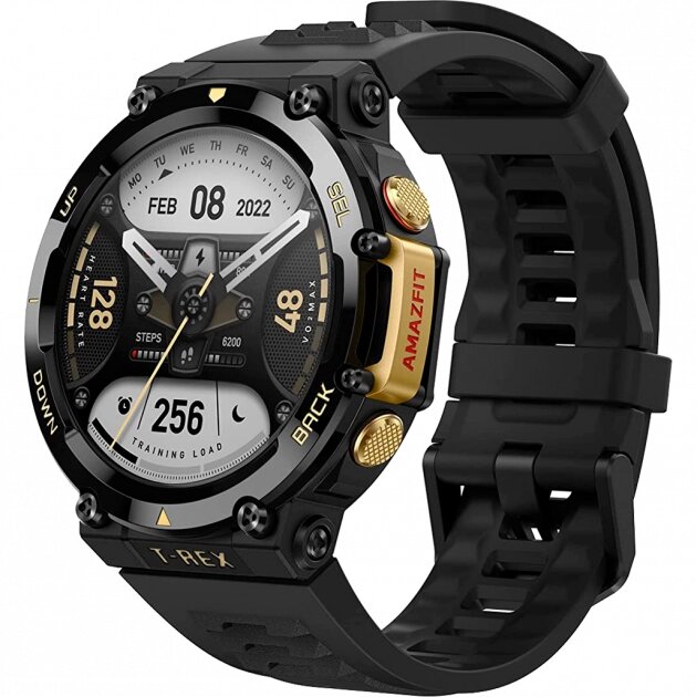 Смарт-годинник захищений Amazfit T-Rex 2 Astro Black & Gold від компанії da1 - фото 1