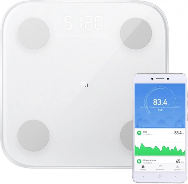 Смарт-ваги Xiaomi Mi Body Composition Scale 2 XMTZC05HM NUN4048GL від компанії da1 - фото 1