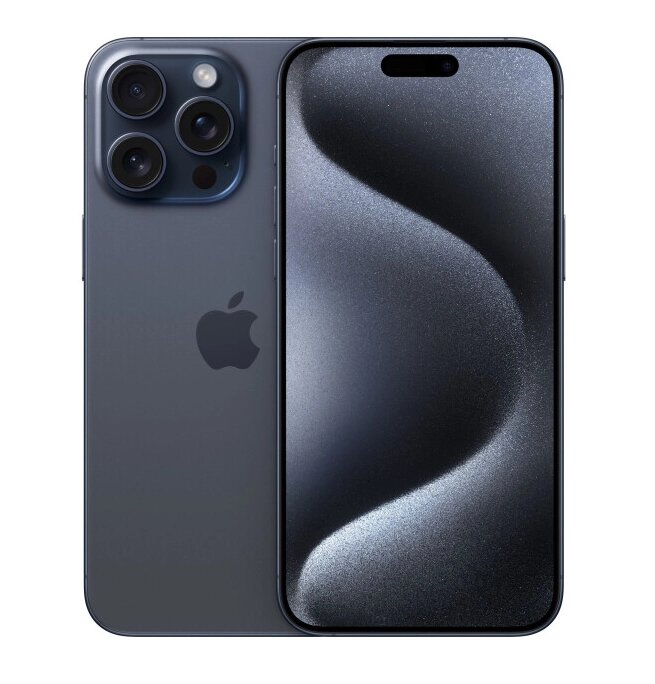 Смартфон Apple iPhone 15 Pro 256 GB eSIM Blue Titanium (MTQV3) від компанії da1 - фото 1