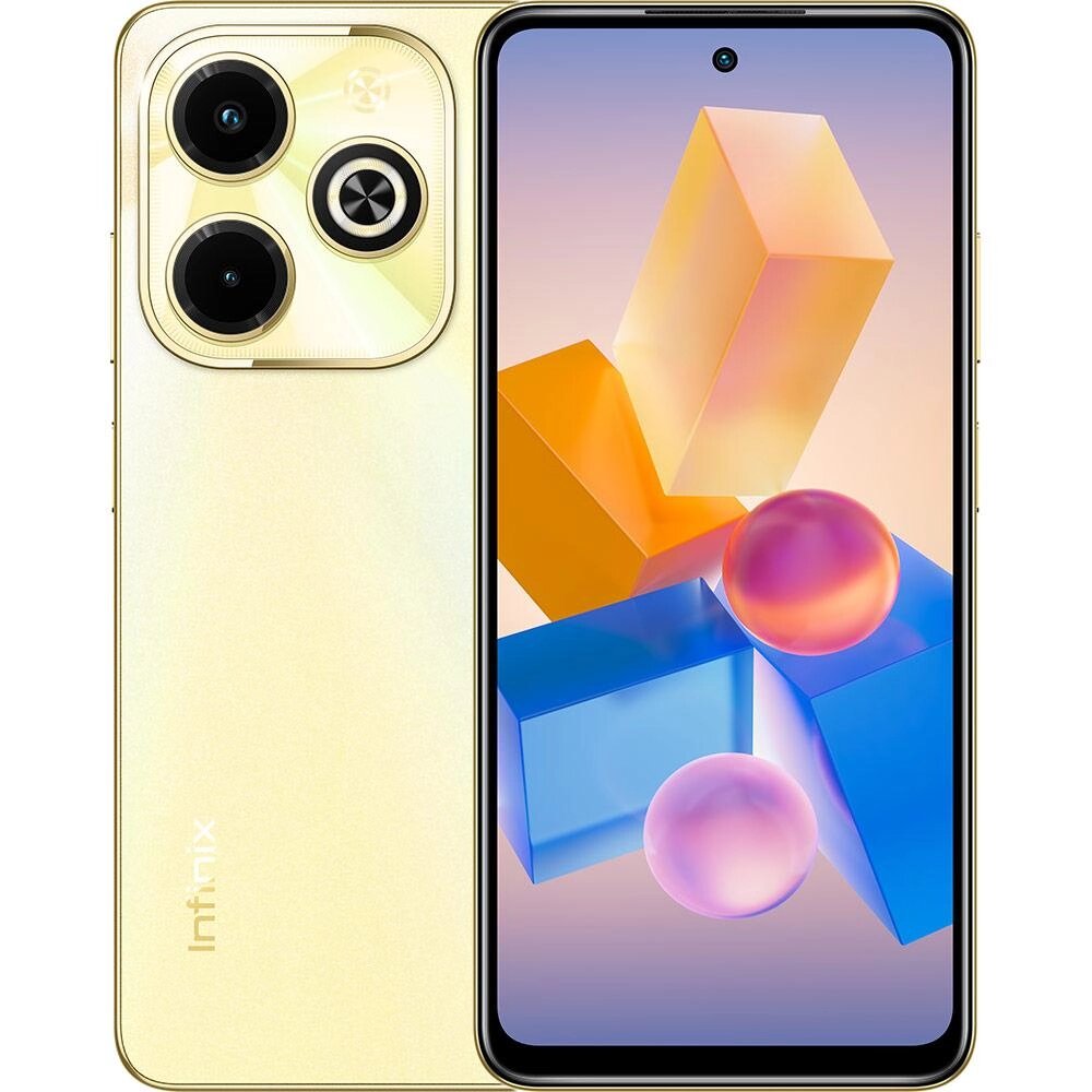 Смартфон Infinix Hot 40i (X6528B) 8 / 256Gb з NFC золотистий від компанії da1 - фото 1