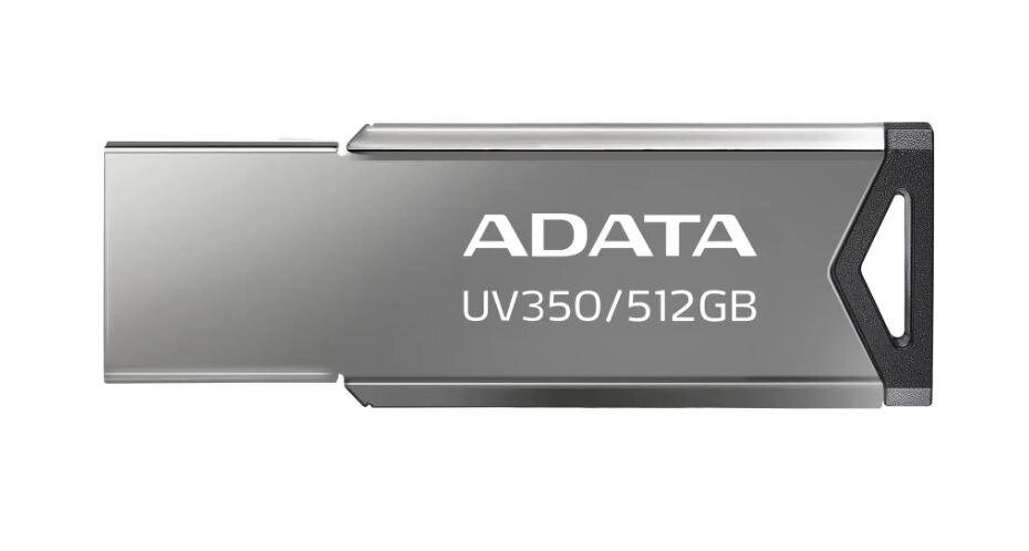 Спідниця-флешка A-DATA UV 350 512Gb — USB 3.2 накопичувач сріблястий від компанії da1 - фото 1