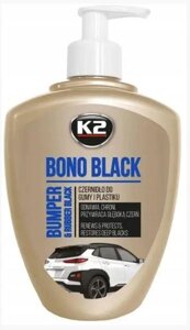 Засіб для догляду за шинами та чорними бамперами k2 BONO 500 мл чорний