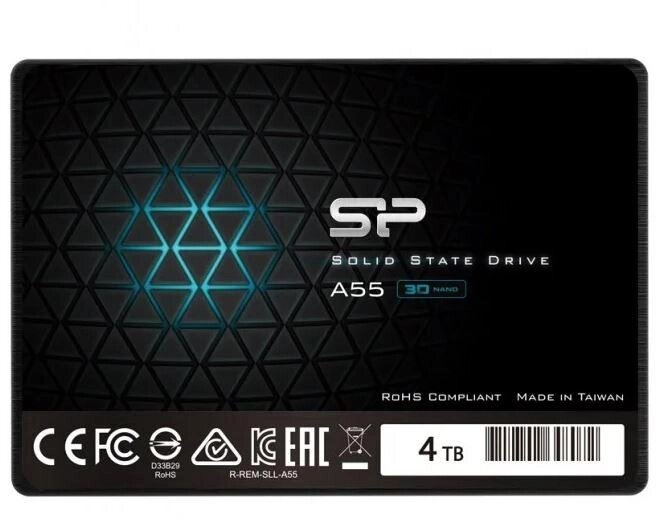 SSD диск 4Tb 2.5'' SATA3 SILICON POWER A55 SP004TBSS3A55S25 від компанії da1 - фото 1